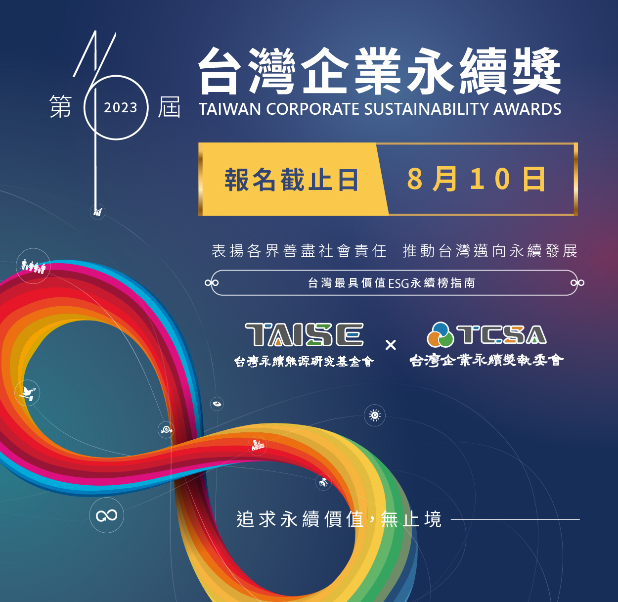 2023年 第16屆 TCSA台灣企業永續獎 開放報名  