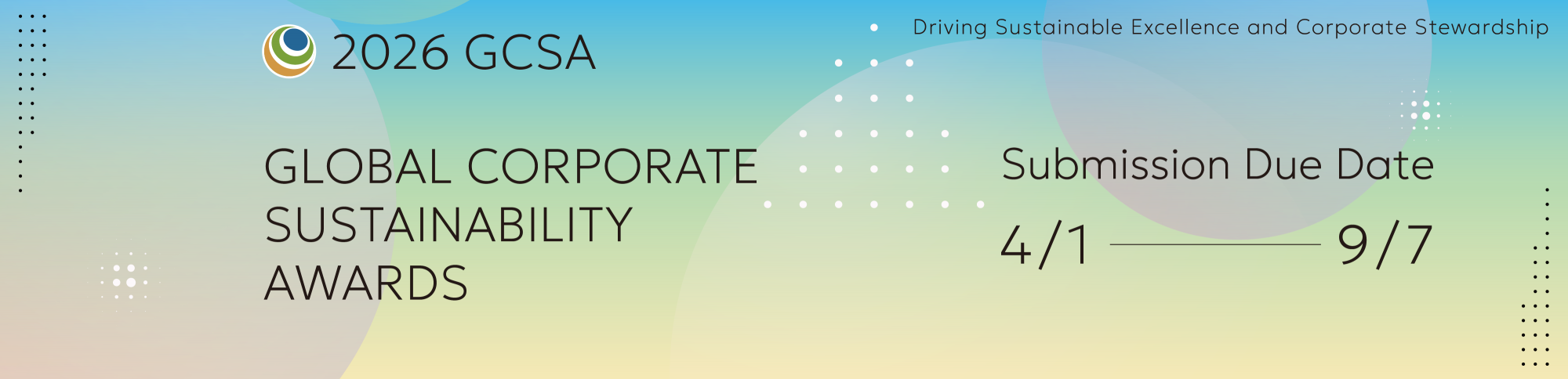 2026 Global Corporate Sustainability Awards (GCSA)